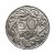 Polska, Generalna Gubernia, 50 groszy 1938, Warszawa, żelazo niklowane