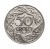Polska, Generalna Gubernia, 50 groszy 1938, Warszawa, żelazo niklowane