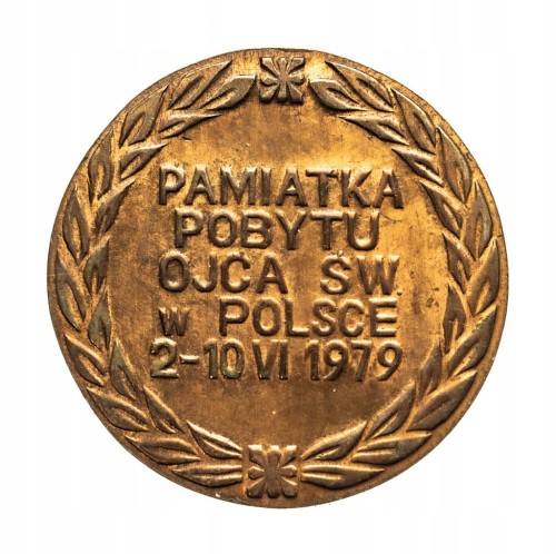 Polska, medal Pamiątka Pobytu Ojca Świętego 1979 rok.