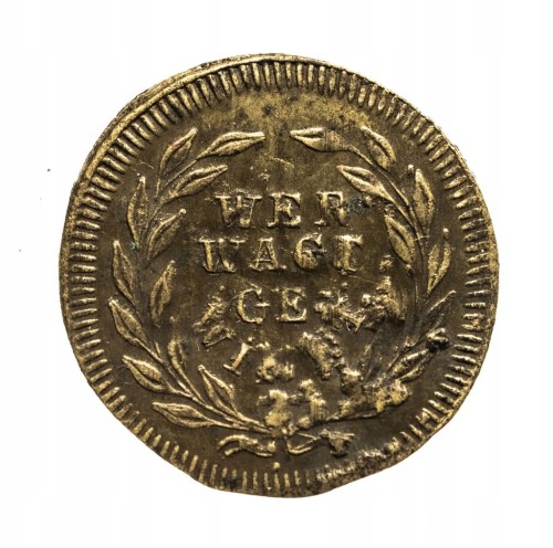 ŻETON karciany - SPIEL MARKE Fortuna WER WAGT