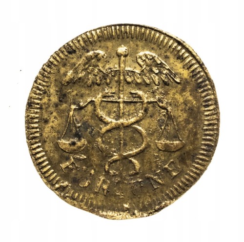 ŻETON karciany - SPIEL MARKE Fortuna WER WAGT