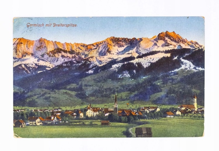 GARMISCH, NIEMCY - PANORAMA MIASTA, GÓRY / STARNBERG l. 20
