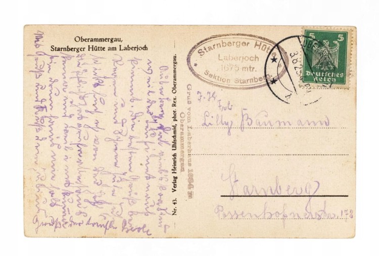 STARNBERG, NIEMCY - SCHRONISKO, GÓRY 1925