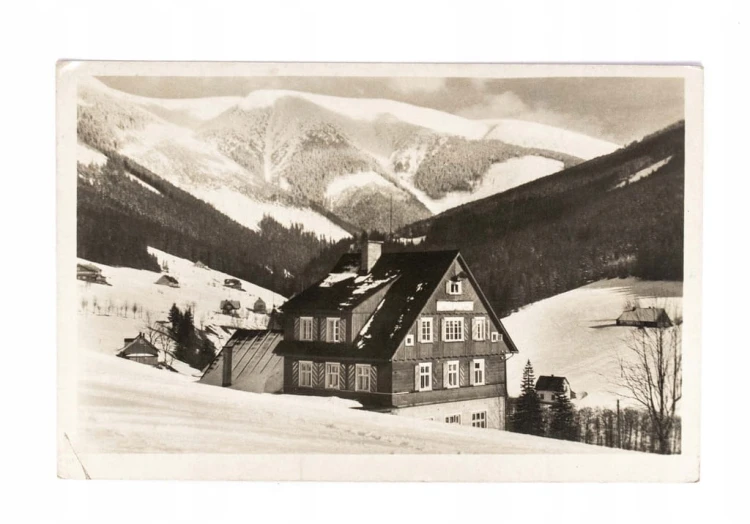 SZPINDLEROWY MŁYN, CZECHY - SCHRONISKO, ZATAVOVNA TRI ROHY / POZNAŃ 1951