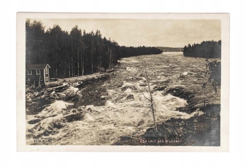 FINLANDIA - RZEKA VUOKSI I WODOSPAD IMARTA POCZ. XX W.