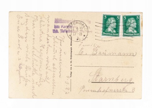 MITTENWALD, NIEMCY - SCHRONISKO, GÓRY KARWENDEL / STARNBERG 1927