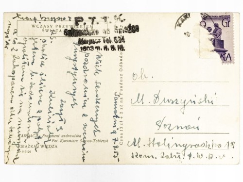 KARPACZ - FRAGMENT UZDROWISKA 1955 PRL SFOS