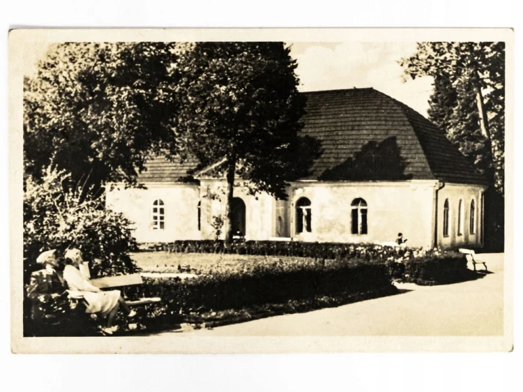 DUSZNIKI-ZDRÓJ - DWOREK IM. FRYDERYKA CHOPINA LATA 40. / 50. PRL SFOS