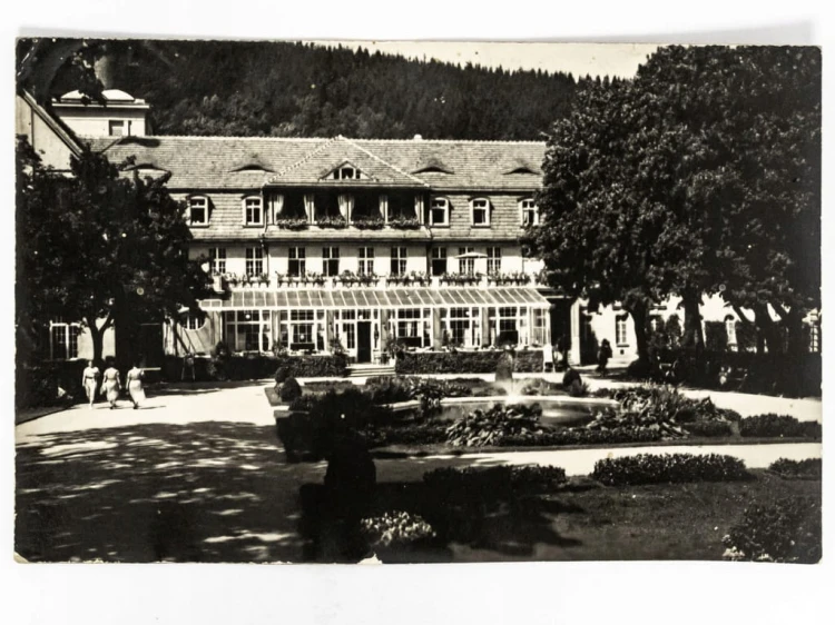 DUSZNIKI-ZDRÓJ - DOM ZDROJOWY LATA 50. PRL