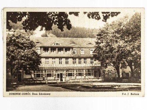 DUSZNIKI-ZDRÓJ - DOM ZDROJOWY 1960 PRL