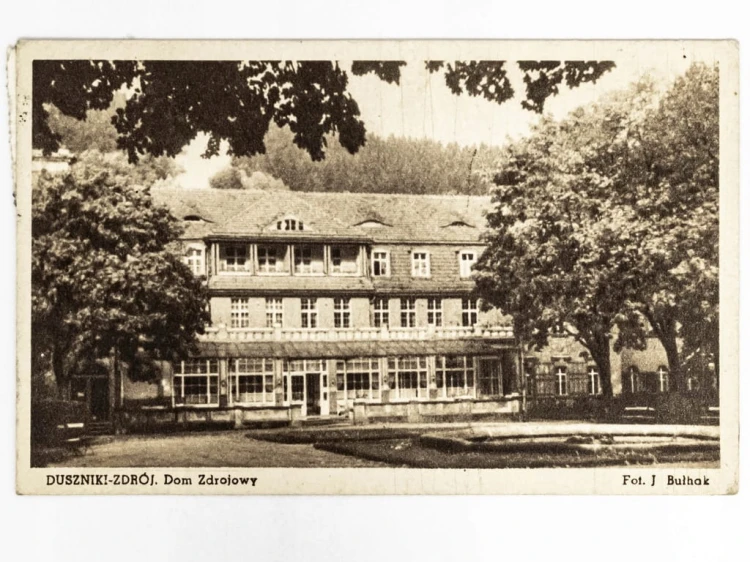 DUSZNIKI-ZDRÓJ - DOM ZDROJOWY 1960 PRL