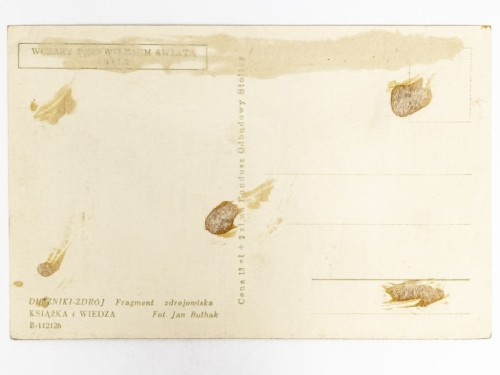 DUSZNIKI-ZDRÓJ - FRAGMENT UZDROWISKA LATA 50. / 60. PRL SFOS