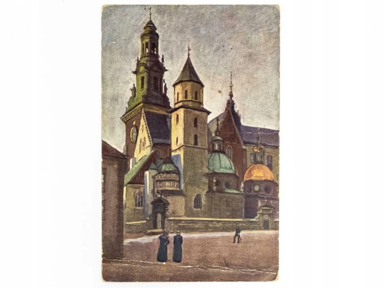 KRAKÓW - BAZYLIKA ARCHIKATEDRALNA NA WAWELU 1922 II RP