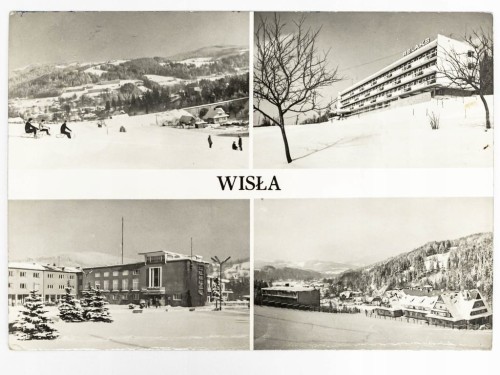 WISŁA - PANORAMA, DOMY WYPOCZYNKOWE RELAKS, HUTNIK I GAZOWNIK 1976 PRL