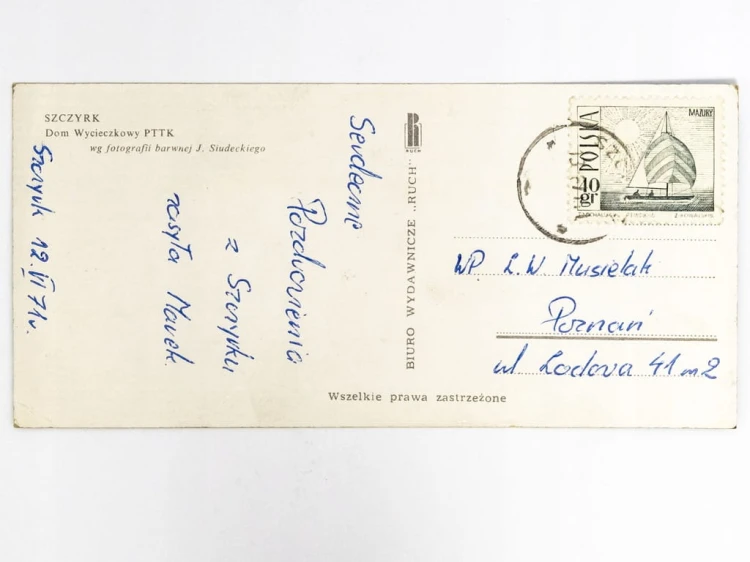 SZCZYRK - DOM WYCIECZKOWY PTTK 1971 PRL