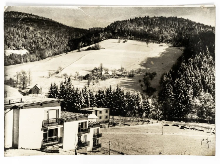 USTROŃ JASZOWIEC - DOM WYPOCZYNKOWY CHEMIK 1972 PRL