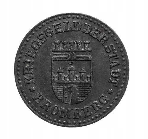 Polska, Bydgoszcz, żeton 10 pfennig 1919.
