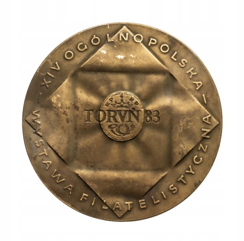 MEDAL XIV OGÓLNOPOLSKA WYSTAWA FILATELISTYCZNA, TORUŃ 1983