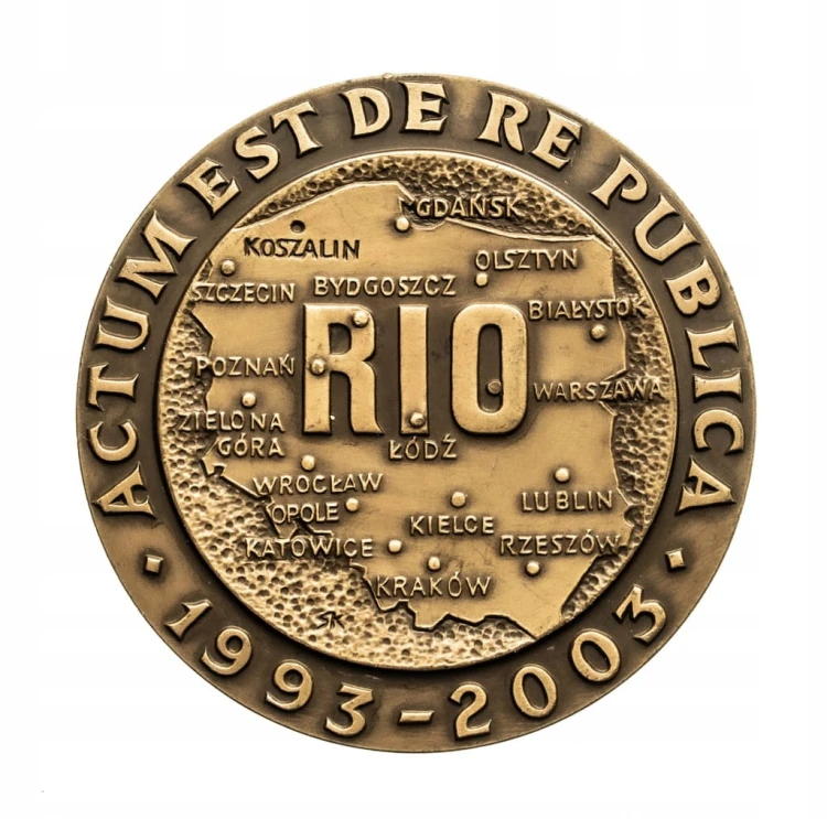 MEDAL 10 LAT REGIONALNE IZBY OBRACHUNKOWE 2003