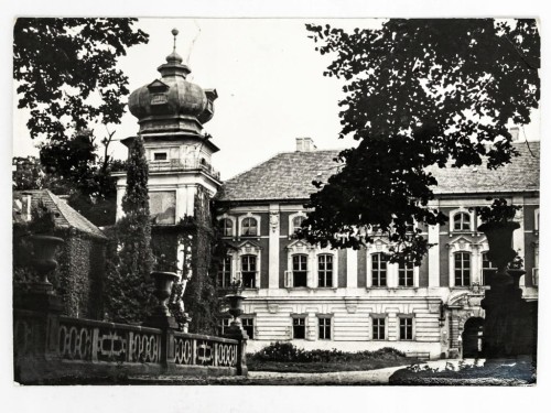 ŁAŃCUT - ZAMEK LUBOMIRSKICH I POTOCKICH LATA 60. / 70. PRL