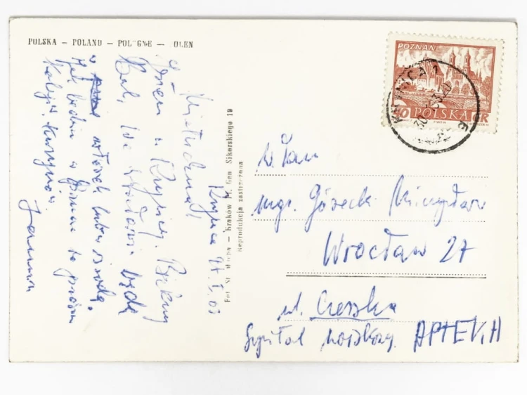 KRYNICA-ZDRÓJ - PANORAMA Z WIDOKIEM NA SANATORIUM LWIGRÓD 1963 PRL