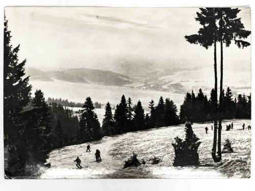KRYNICA-ZDRÓJ - STOK NARCIARSKI NA GÓRZE PARKOWEJ 1971 PRL
