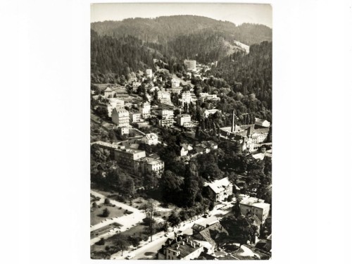 KRYNICA-ZDRÓJ - PANORAMA UZDROWISKA NOWE ŁAZIENKI MINERALNE 1973 PRL