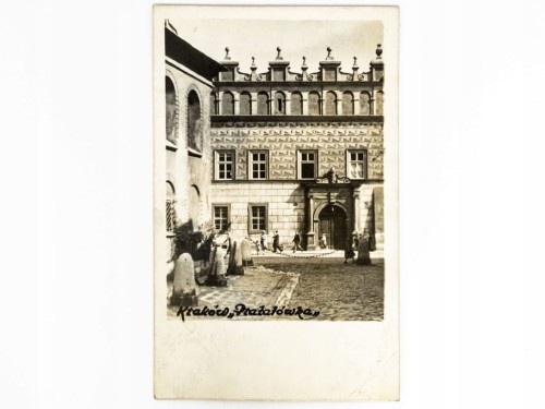 KRAKÓW - PRAŁATÓWKA KOŚCIOŁA MARIACKIEGO 1957 PRL