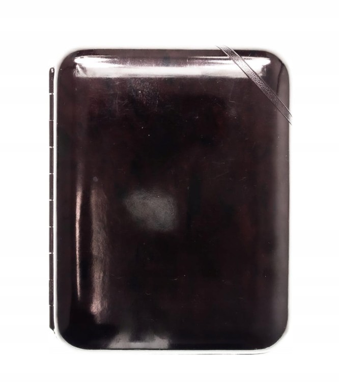 STARE EBONITOWE PUDEŁKO NA CYGARA