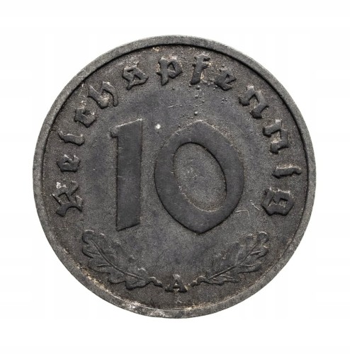 Niemcy, III Rzesza, 10 Reichspfennig 1940 A, Berlin.