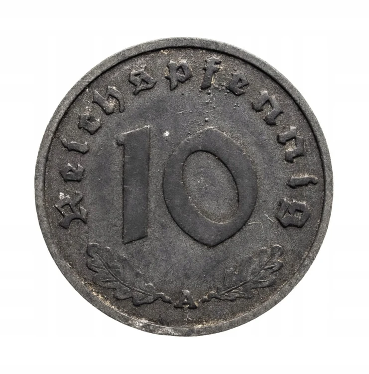 Niemcy, III Rzesza, 10 Reichspfennig 1940 A, Berlin.
