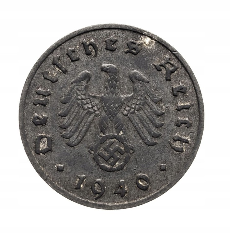 Niemcy, III Rzesza, 10 Reichspfennig 1940 A, Berlin.