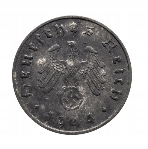 Niemcy, III Rzesza, 10 Reichspfennig 1944 A, Berlin.