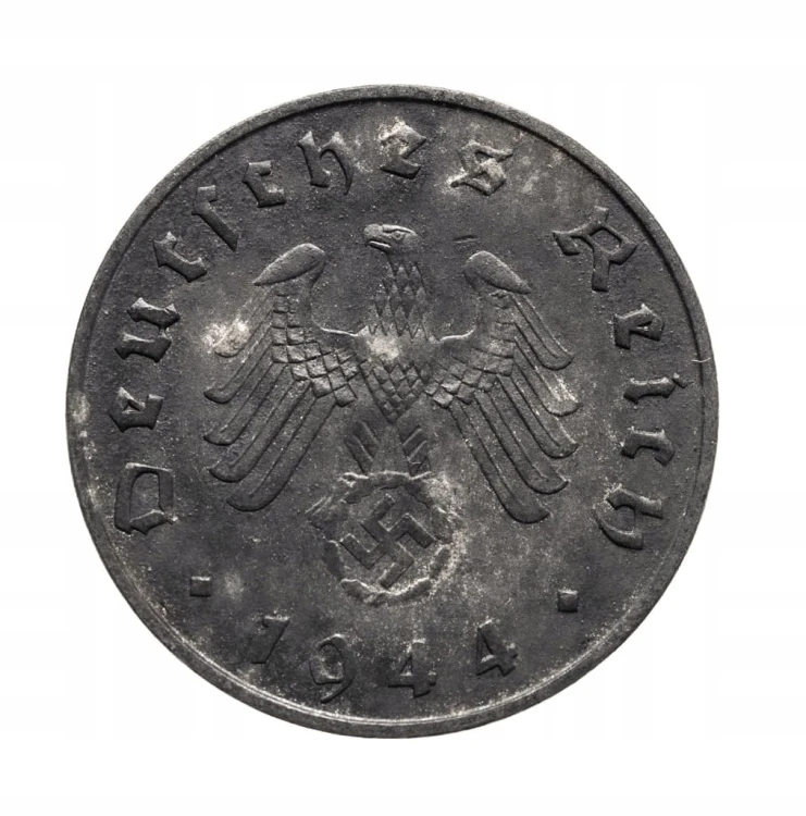 Niemcy, III Rzesza, 10 Reichspfennig 1944 A, Berlin.