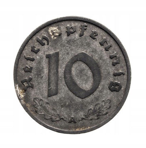 Niemcy, III Rzesza, 10 Reichspfennig 1941 A, Berlin.