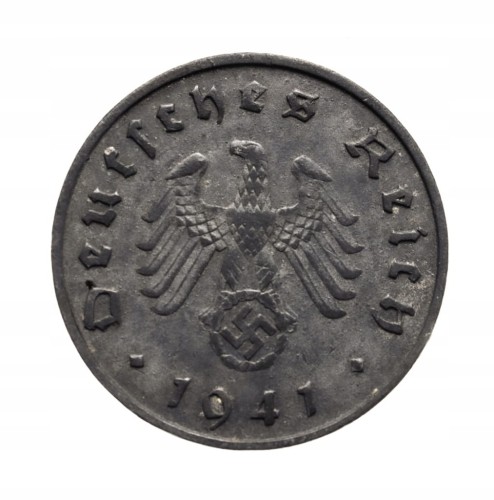 Niemcy, III Rzesza, 10 Reichspfennig 1941 A, Berlin.