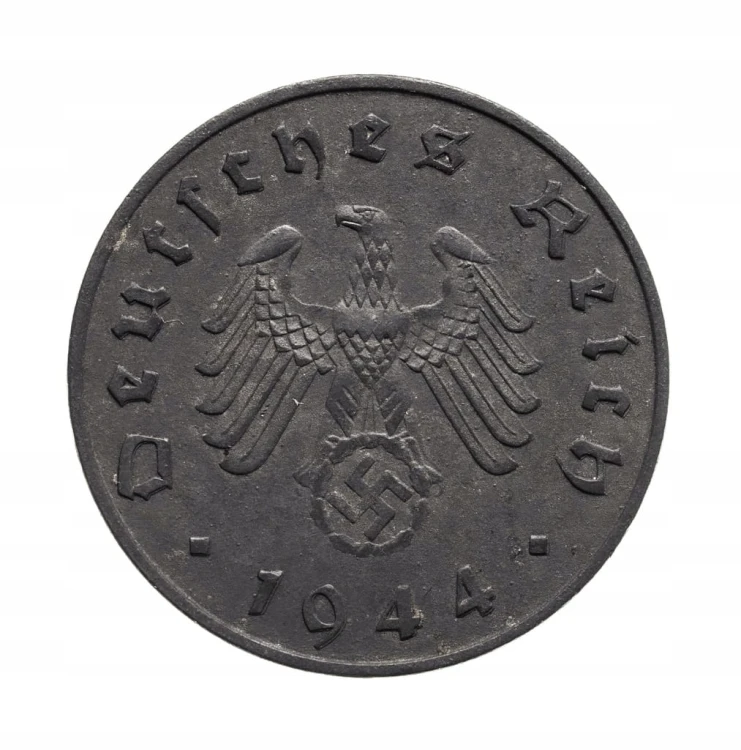 Niemcy, III Rzesza, 10 Reichspfennig 1944 A, Berlin.