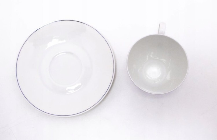 ZESTAW STAREJ PORCELANY, FILIŻANKA I PODSTAWEK ROSENTHAL