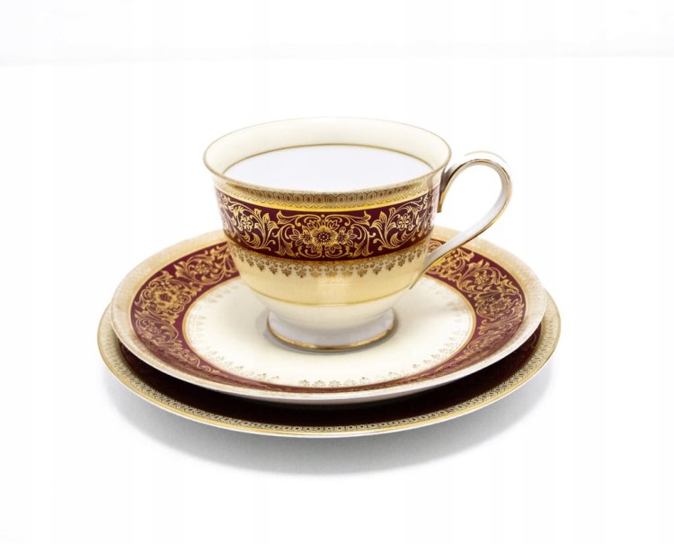 ZESTAW STAREJ PORCELANY, TRIO NORITAKE