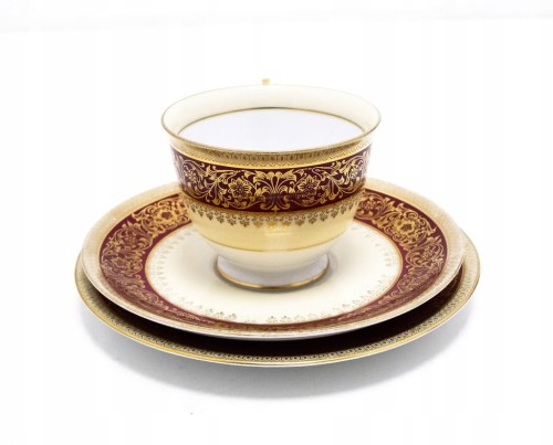 ZESTAW STAREJ PORCELANY, TRIO NORITAKE