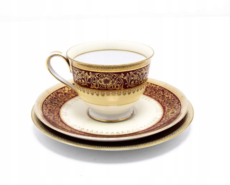 ZESTAW STAREJ PORCELANY, TRIO NORITAKE