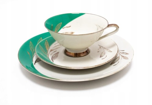 ZESTAW STAREJ PORCELANY, TRIO BAREUTHER WALDSASSEN