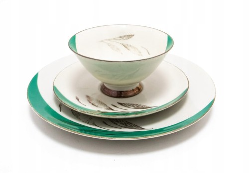 ZESTAW STAREJ PORCELANY, TRIO BAREUTHER WALDSASSEN