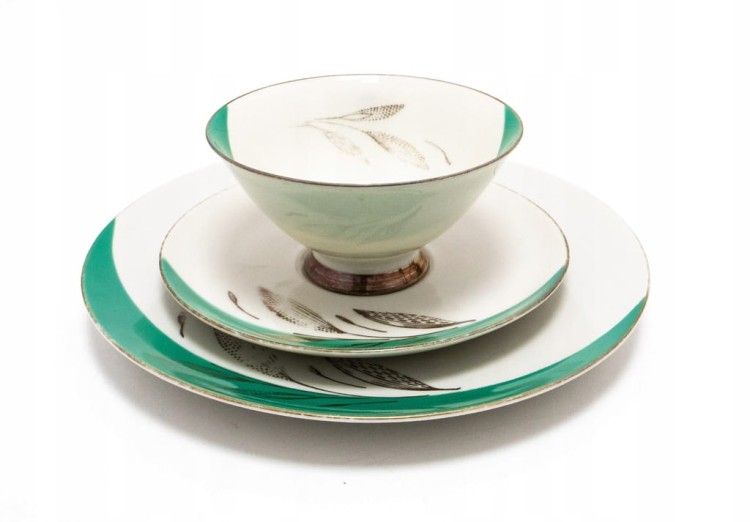 ZESTAW STAREJ PORCELANY, TRIO BAREUTHER WALDSASSEN