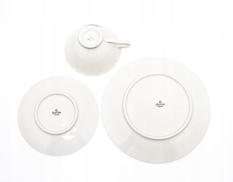ZESTAW STAREJ PORCELANY, TRIO BAREUTHER