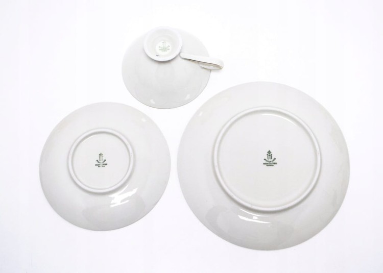 ZESTAW STAREJ PORCELANY, TRIO WINTERLING