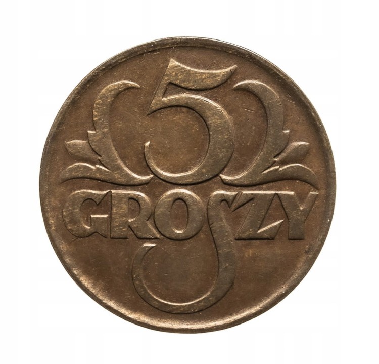 Polska, II Rzeczpospolita, 5 groszy 1928, Warszawa