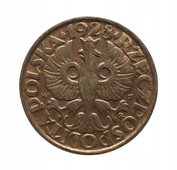 Polska, II Rzeczpospolita, 5 groszy 1928, Warszawa