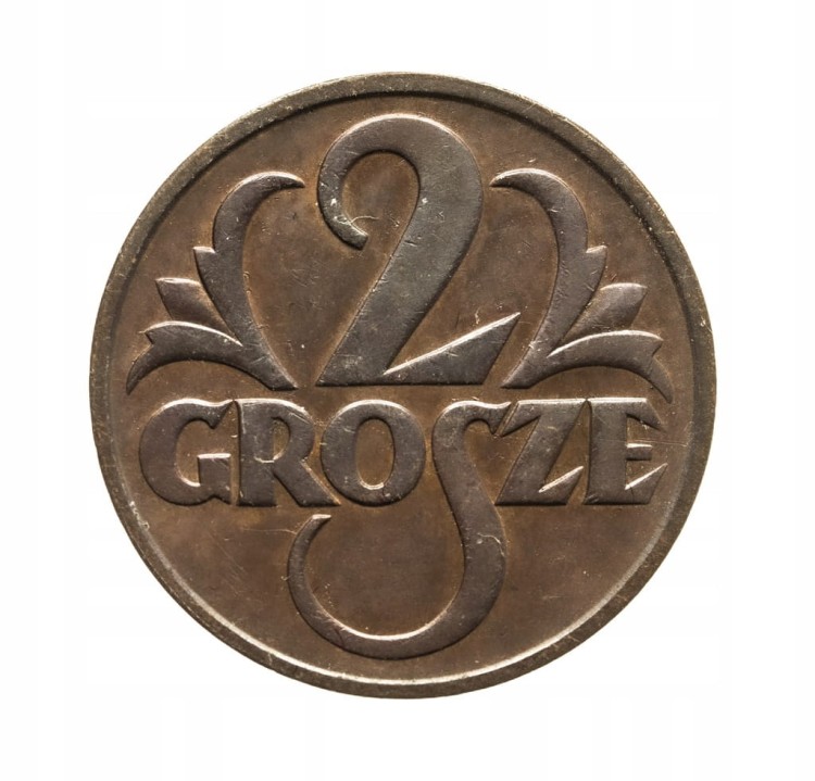 Polska, II Rzeczpospolita, 2 grosze 1938, Warszawa