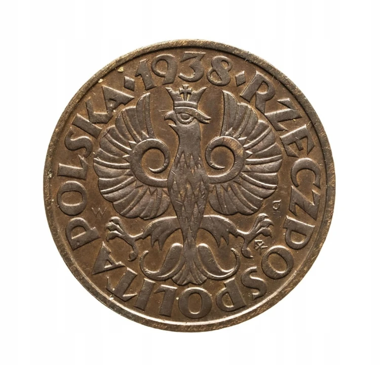 Polska, II Rzeczpospolita, 2 grosze 1938, Warszawa